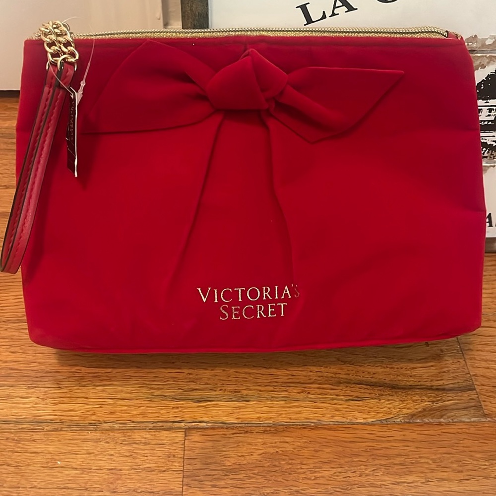 ❤️ Felt Holiday Victoria’s Secret Cosmetic Bag ✨🎄